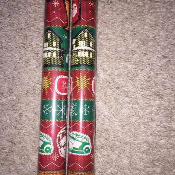 2 ROLLS A CHRISTMAS STORY CHRISTMAS HOLIDAY GIFT WRAPPING PAPER 40 SQ FT - Picture 2 of 3